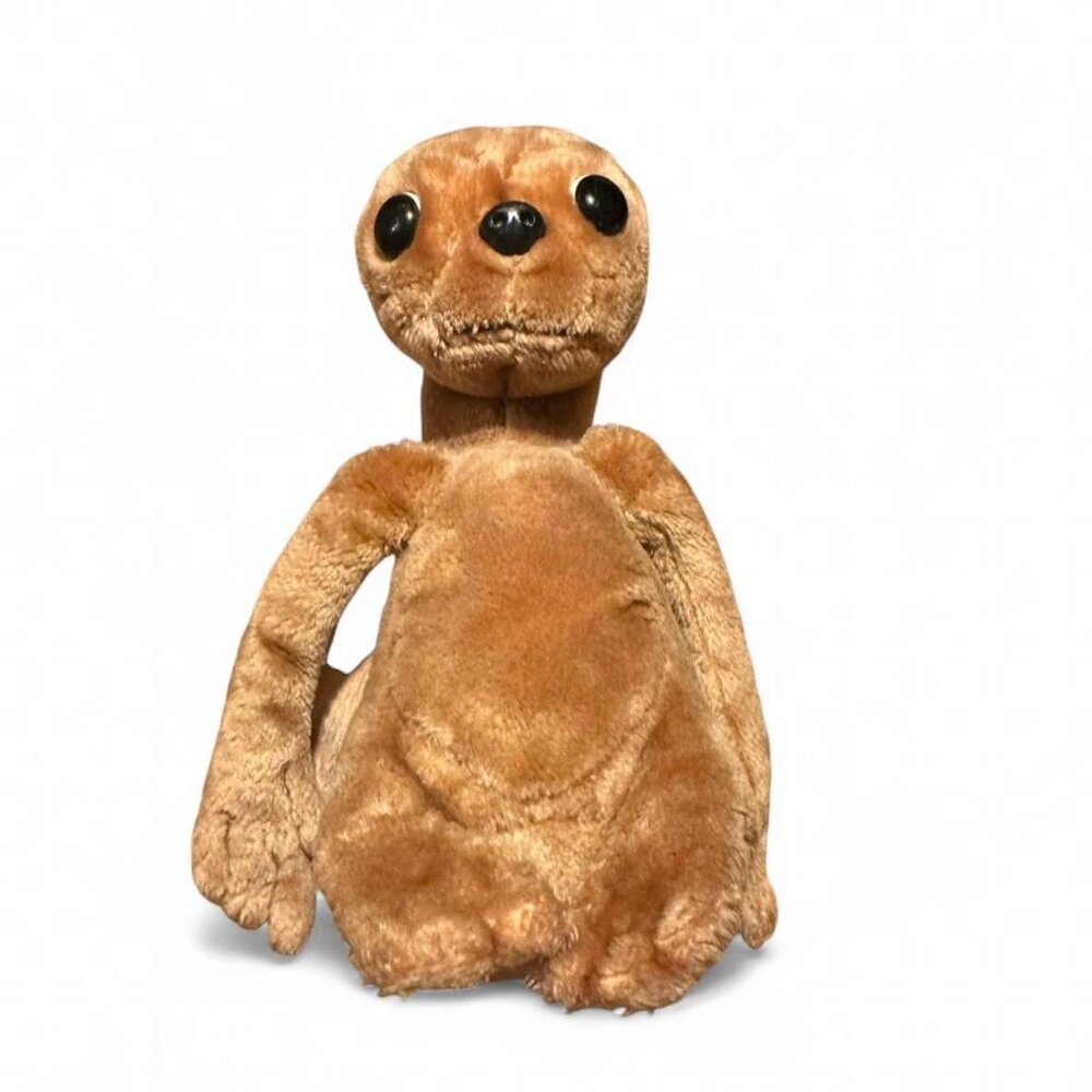 1982 Vintage ET Extra Terrestrial 12" Plush w/Black Eyes Showtime Stuffed Toy